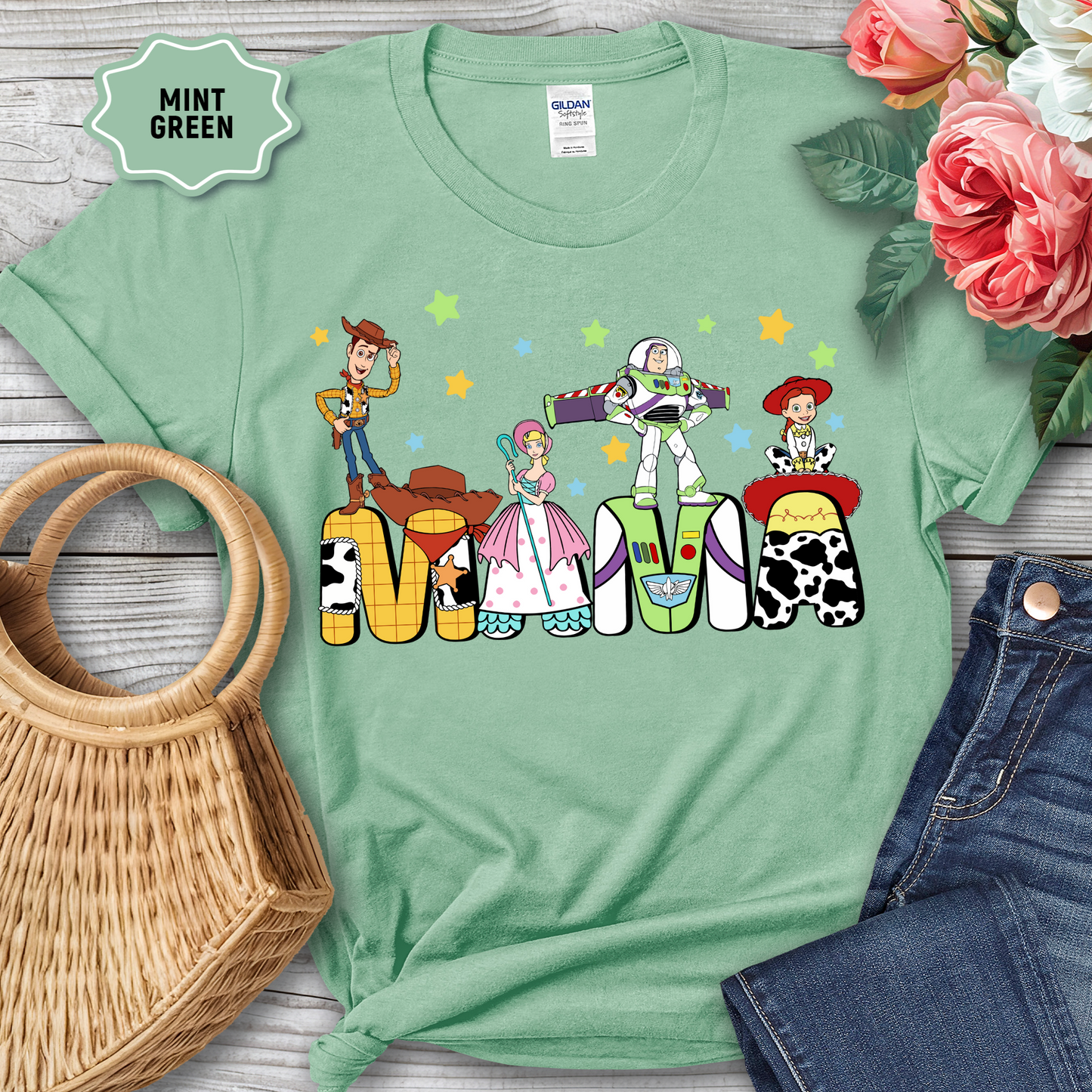 Mama & Characters T-Shirt