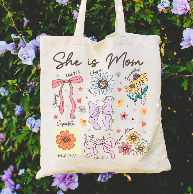 She is Mom Tote